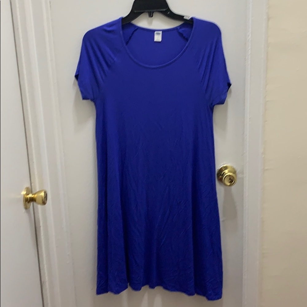 Blue loose dress